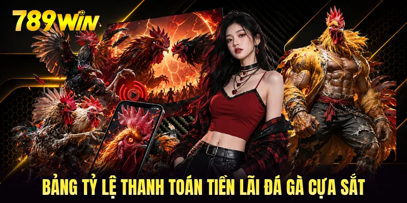Bảng tỷ lệ thanh toán tiền lãi đá gà cựa sắt